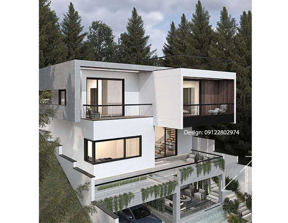 طراحی ویلا 